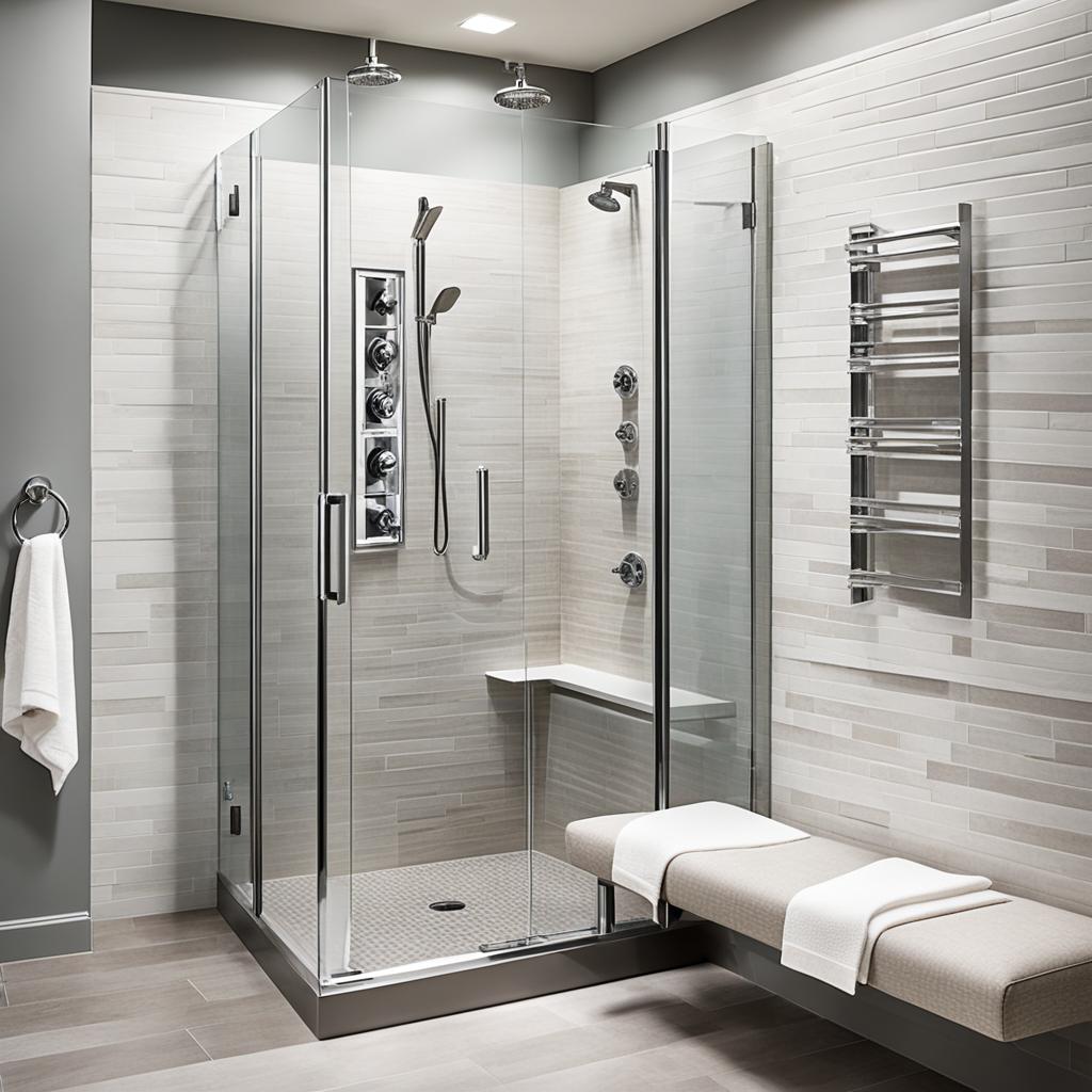 Accessible shower stalls