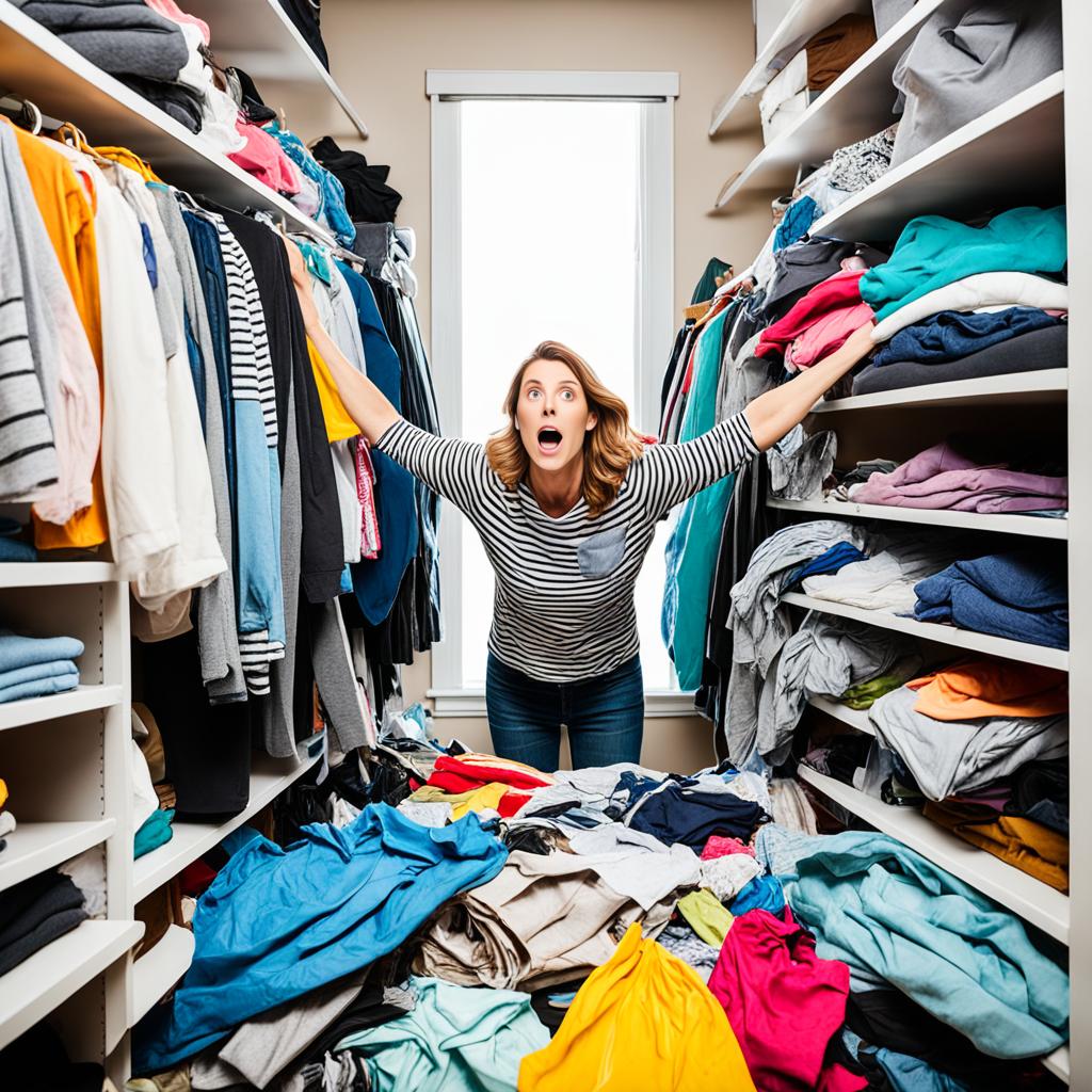 Closet decluttering image