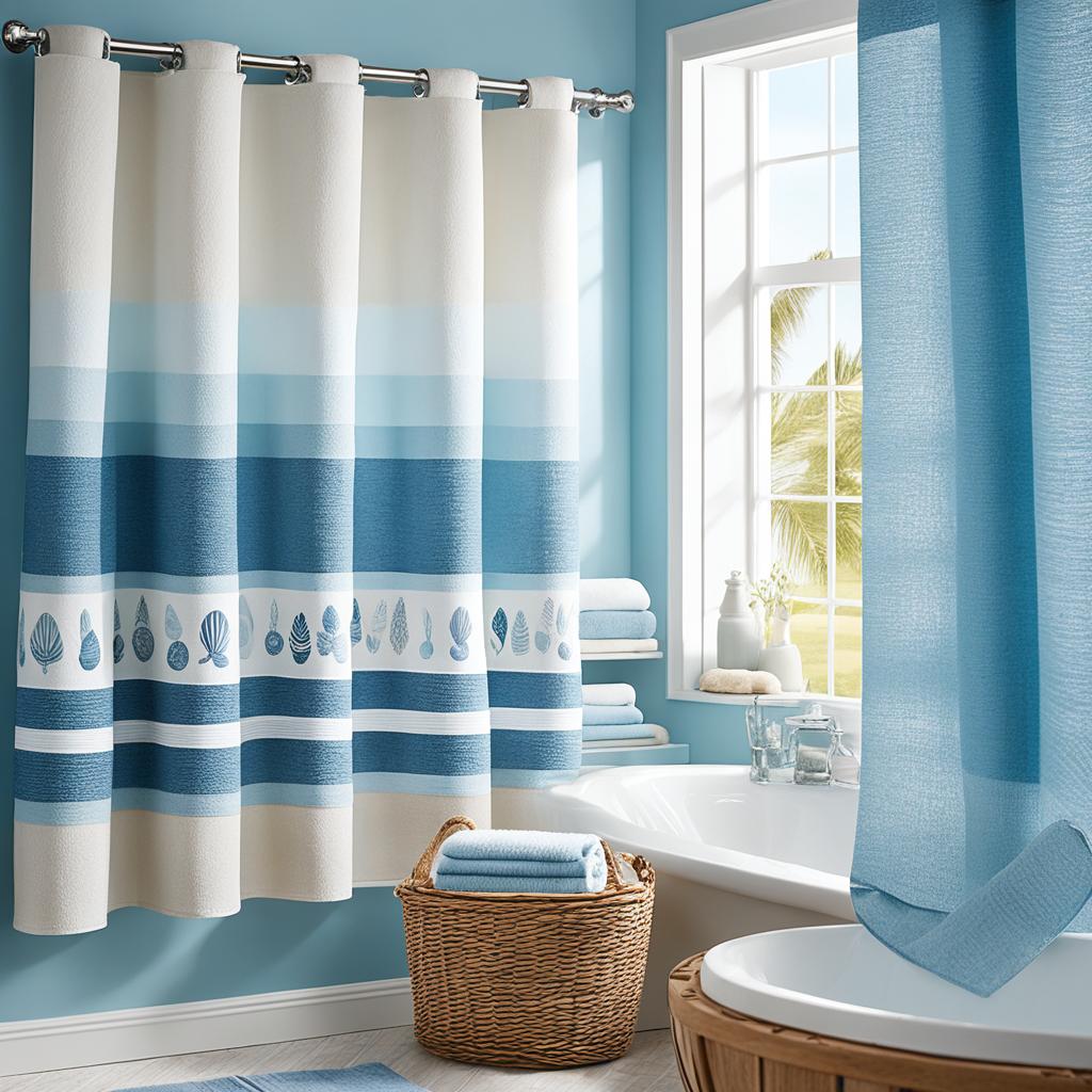 Coastal-inspired bathroom color scheme