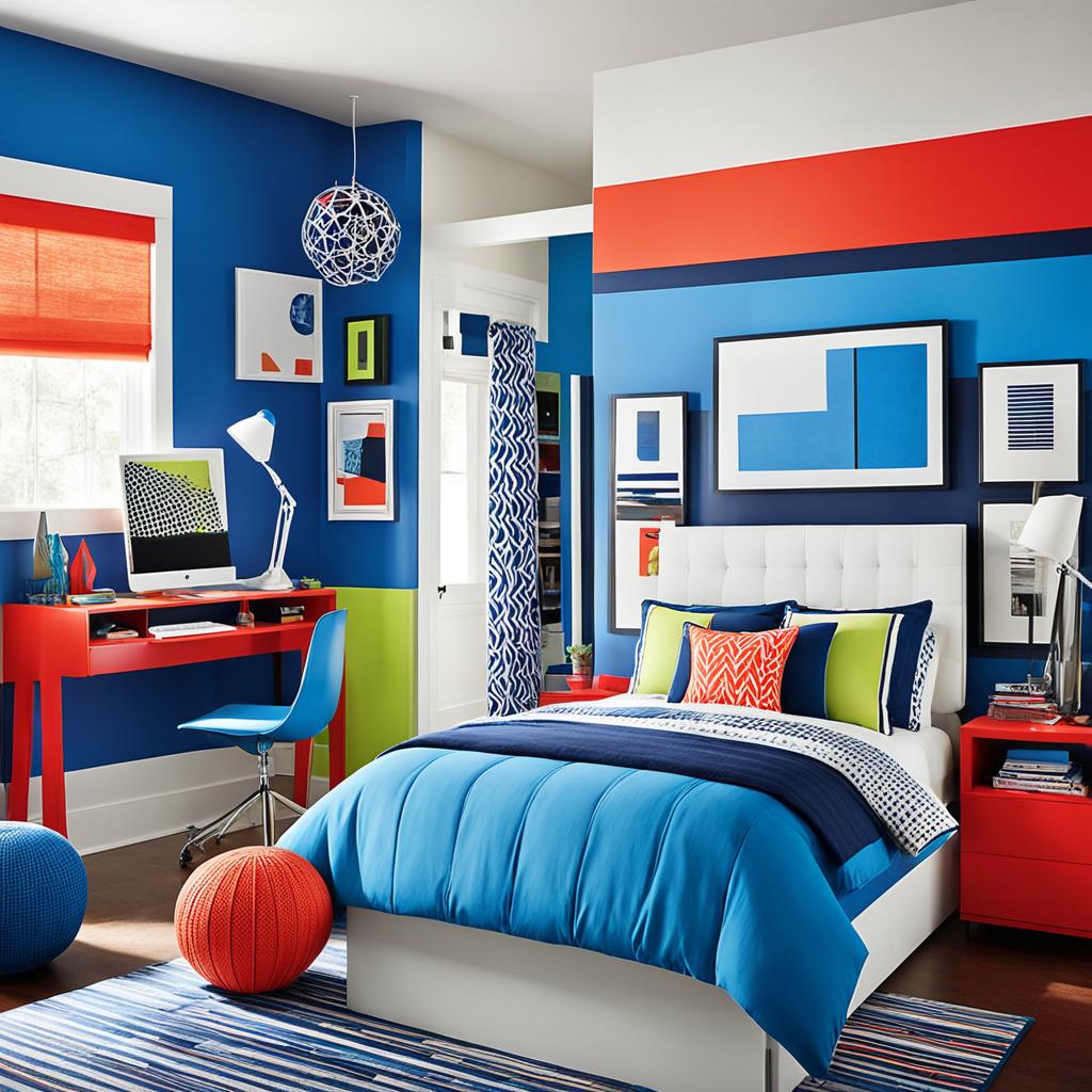 Color schemes for teenage boy bedroom