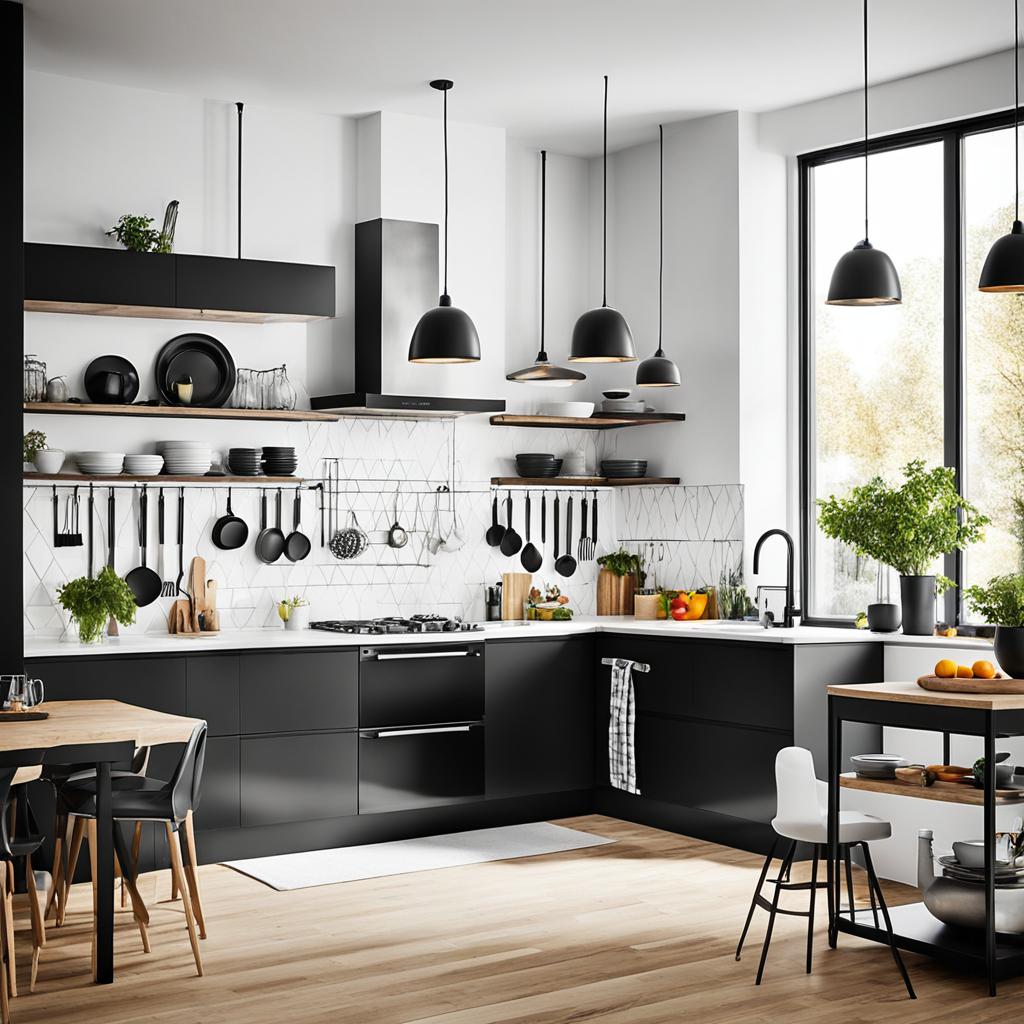 Contrasting Kitchen Decor