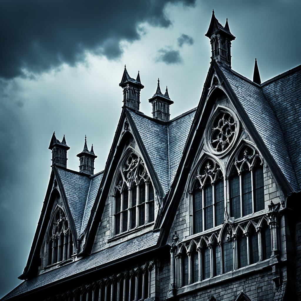 Haunted residence gargoyles