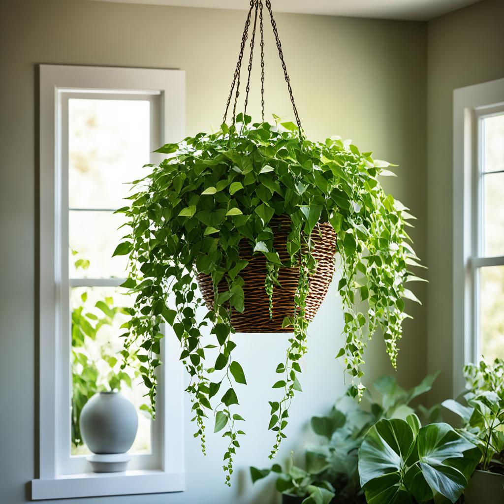 Indoor plant for dimly lit rooms