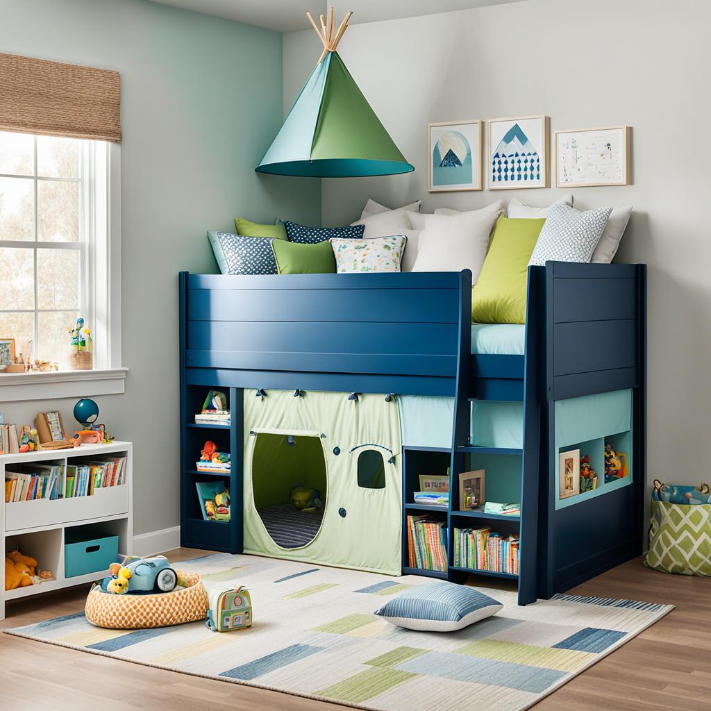 Kid-friendly loft beds