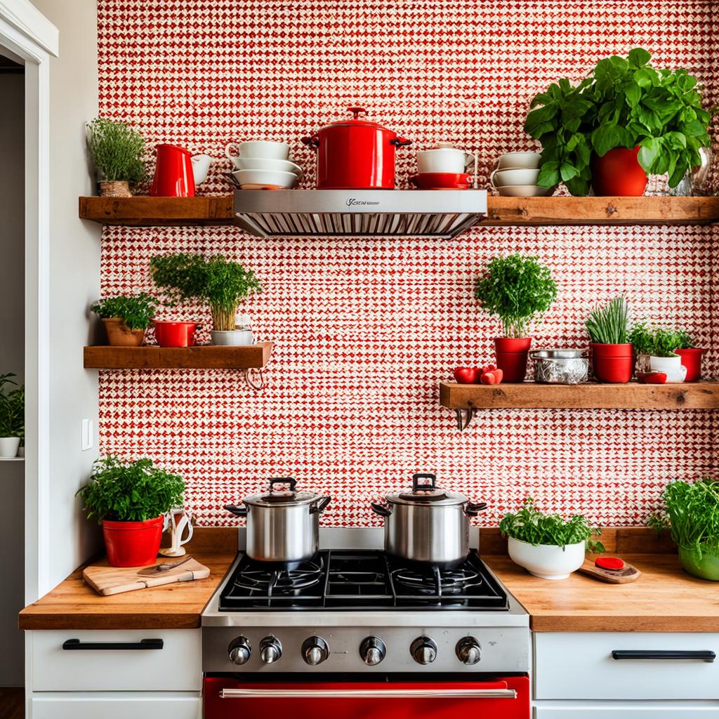 Kitchen wallpaper selection