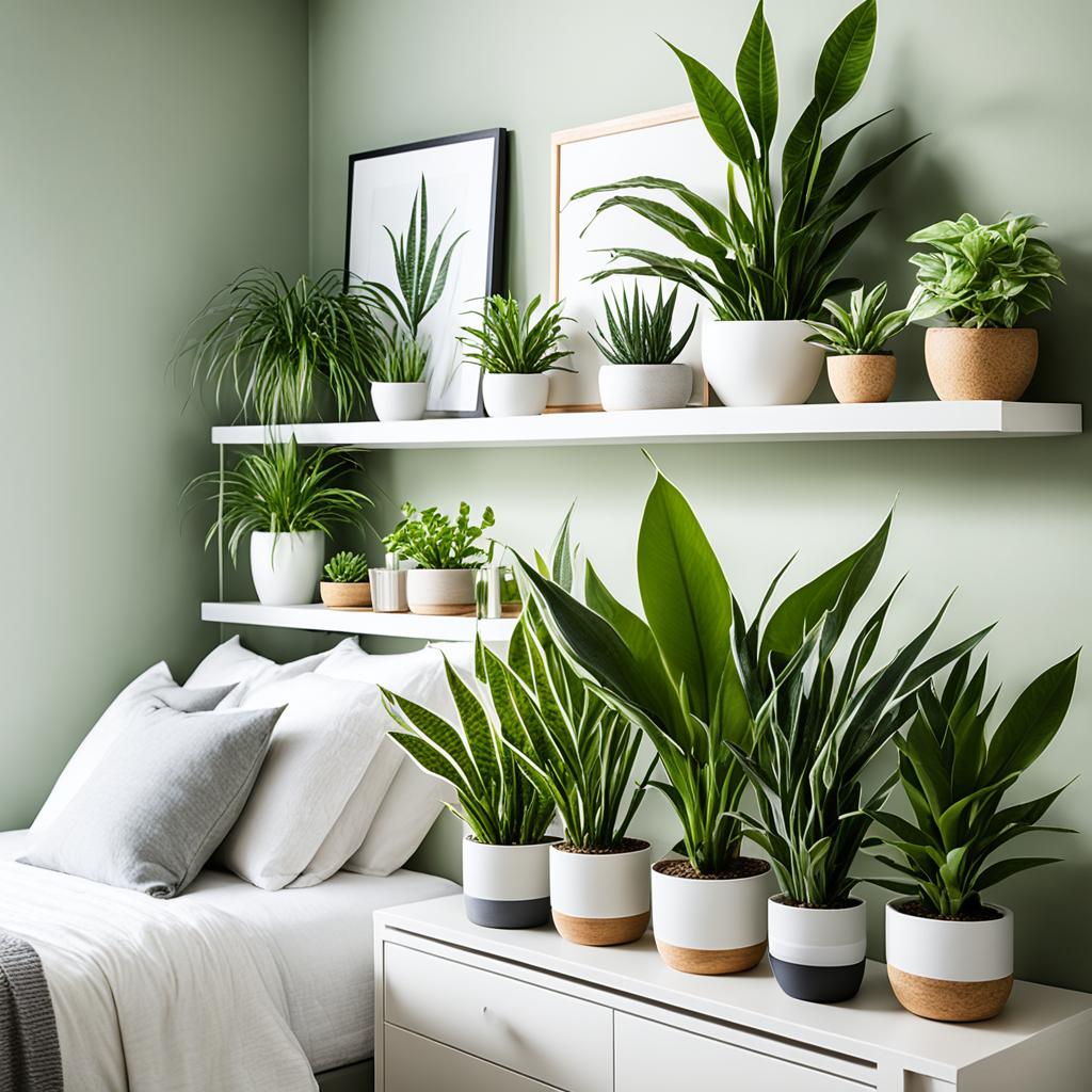 Low-maintenance bedroom plants