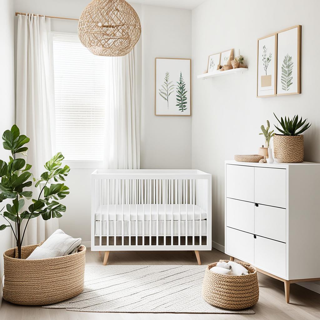 Minimalist nursery aesthetics