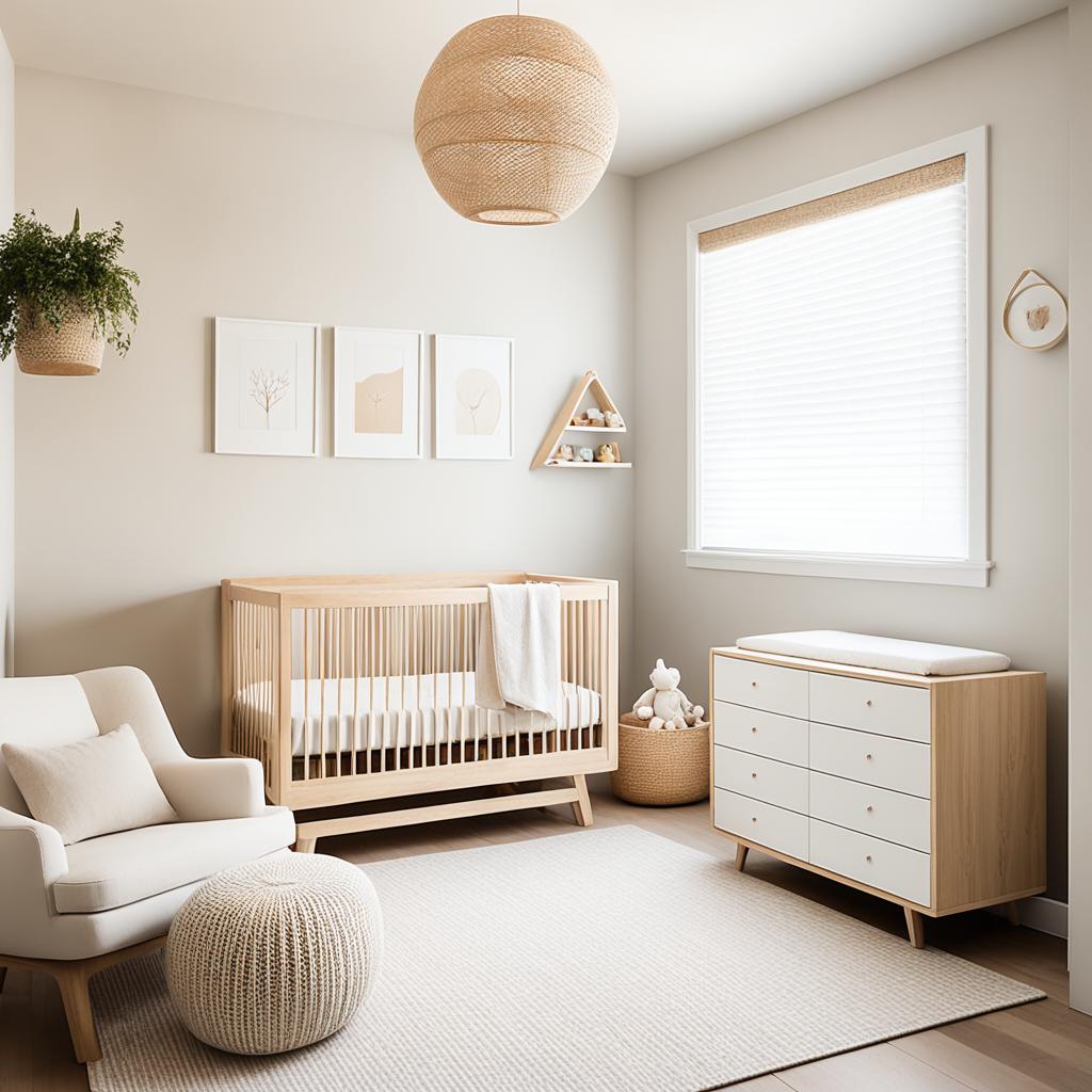 Minimalist nursery lighting options