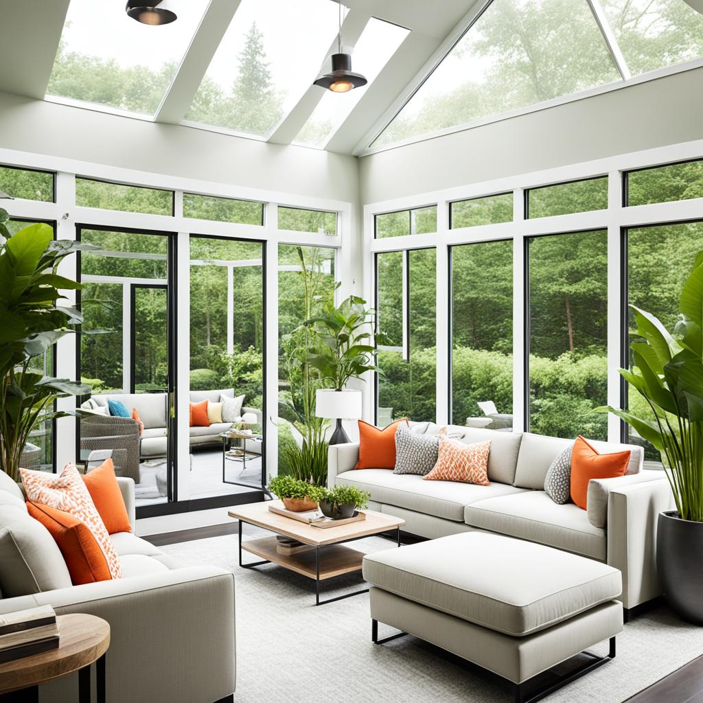 Modern sunroom design