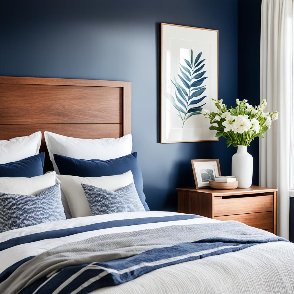 Navy blue interior design