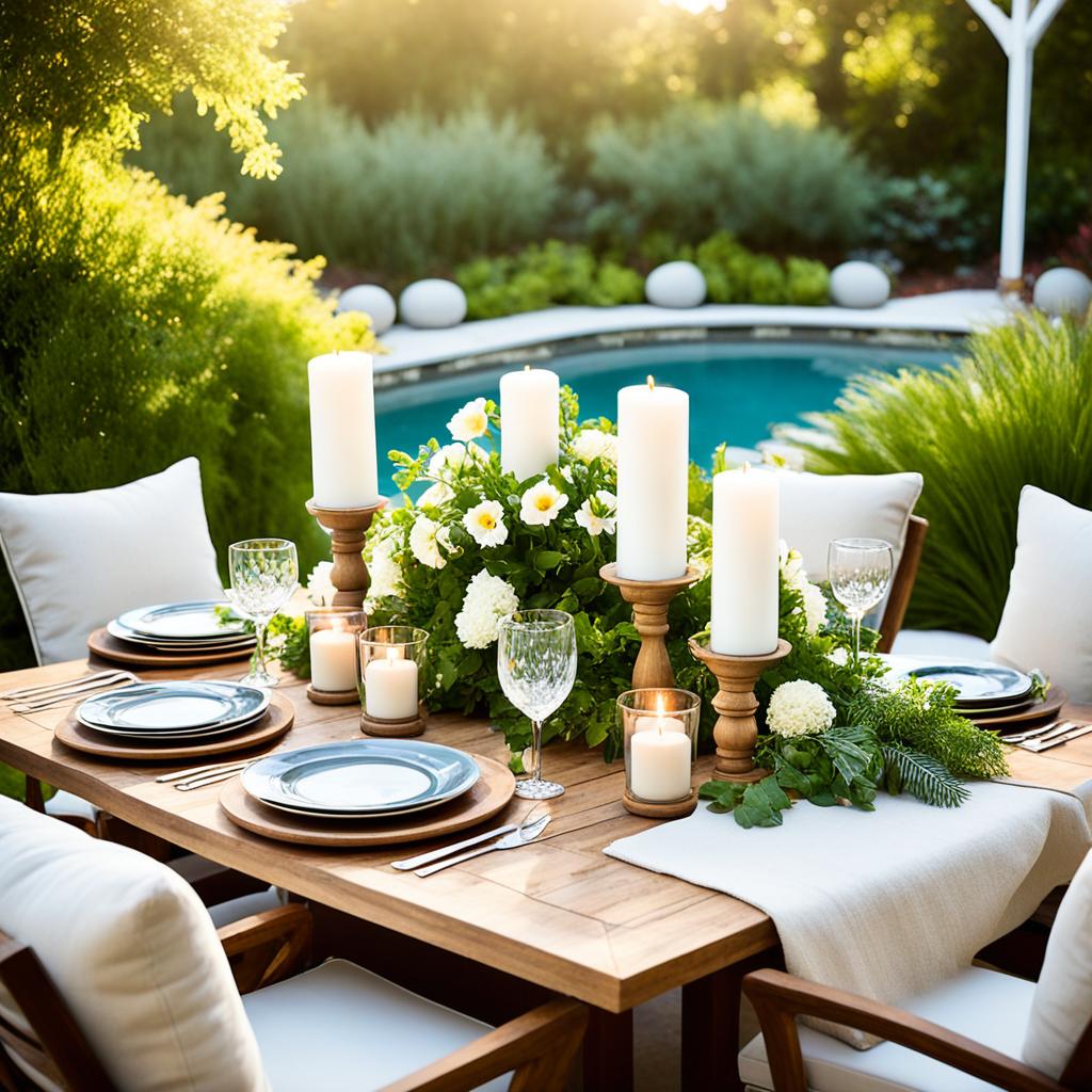 Outdoor dining set