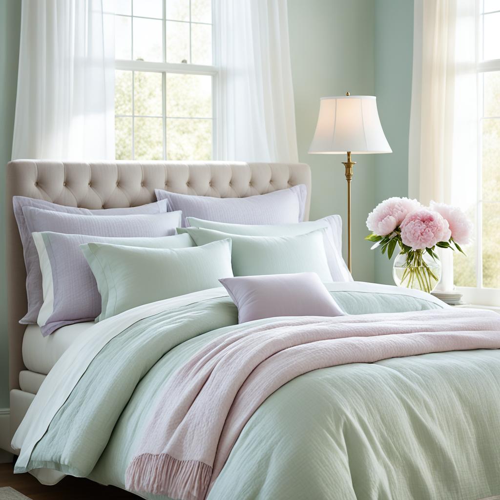 Pastel bedroom colors