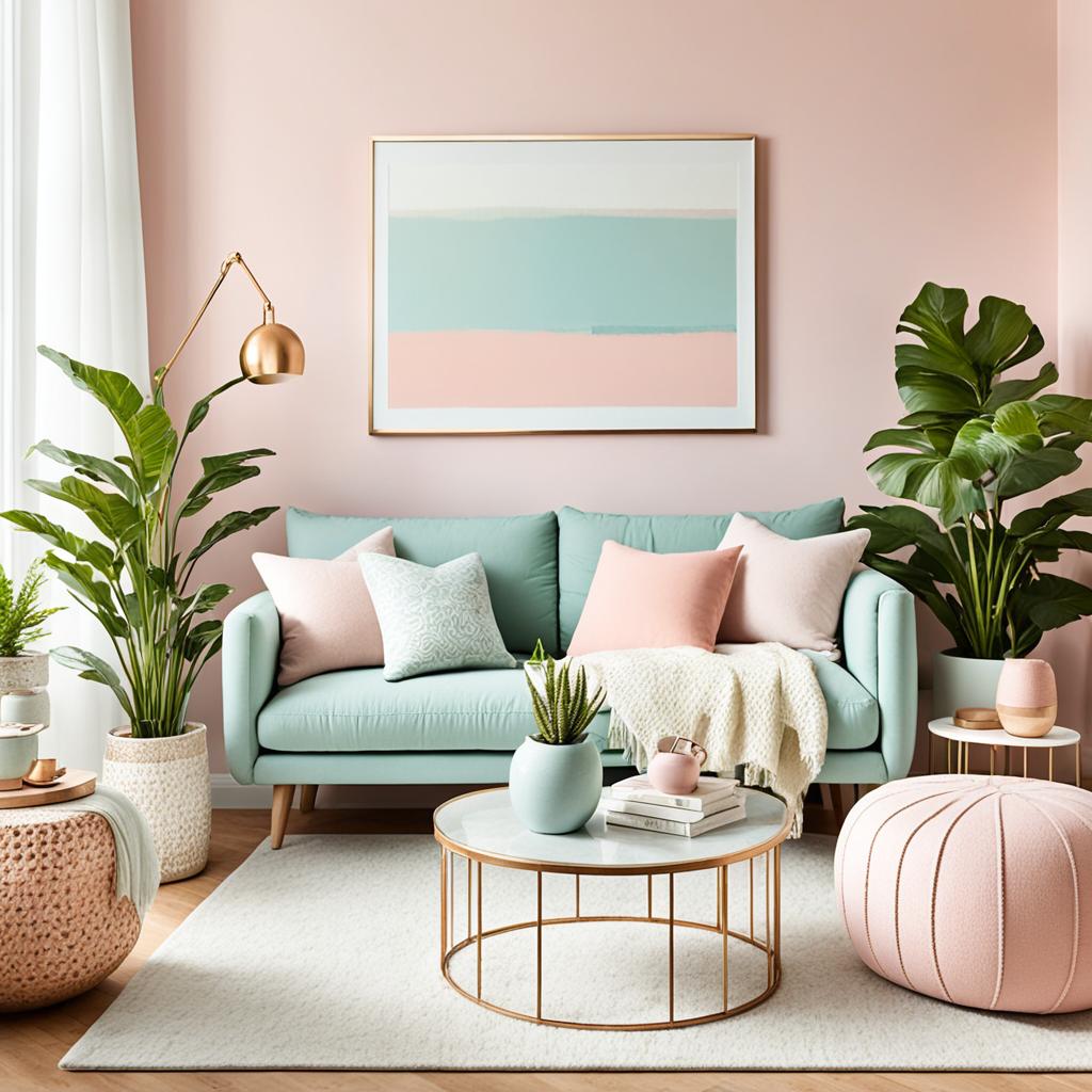 Pastel paint colors for living room