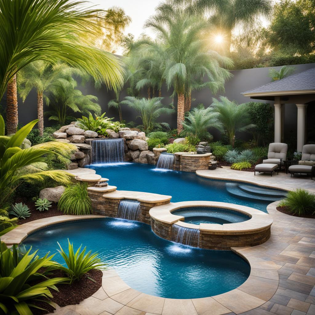 Pool landscaping design