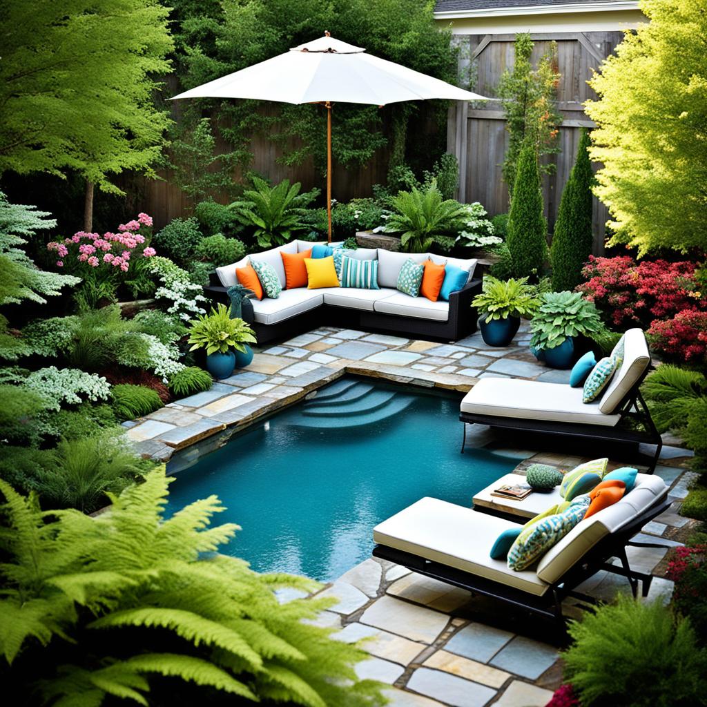 Poolside patio perfection