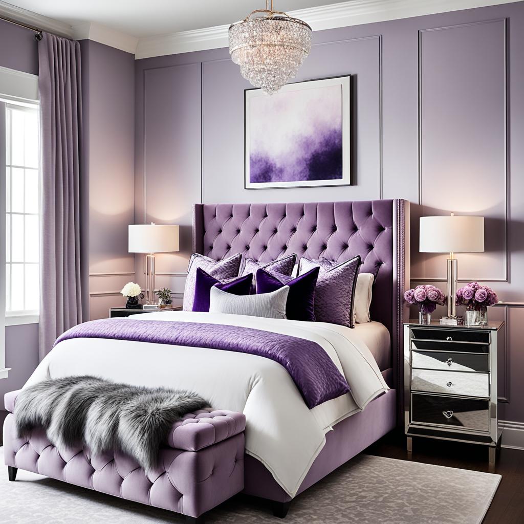 Purple bedroom furniture