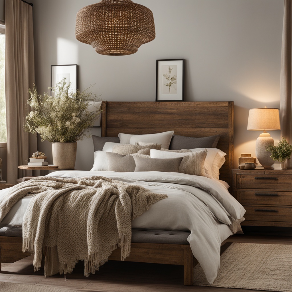 Rustic bedroom design