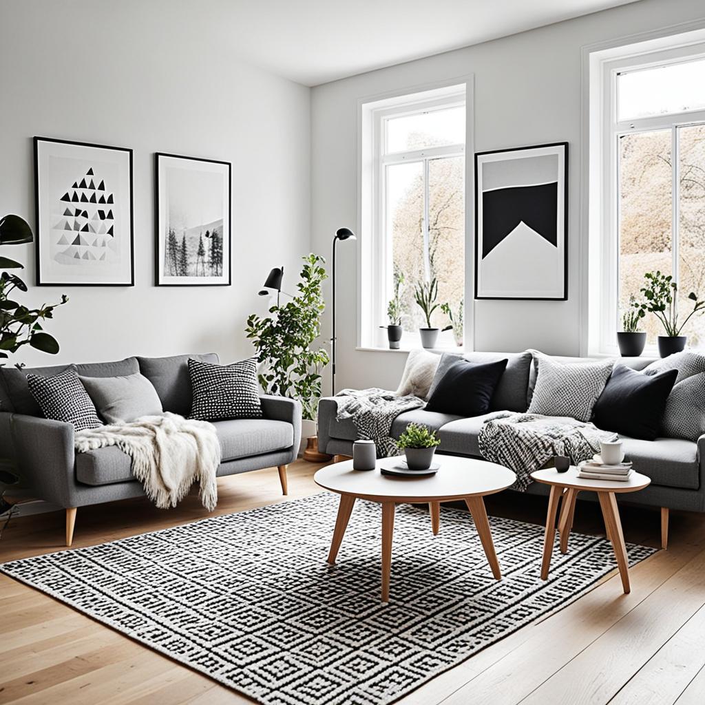 Scandinavian minimalist interior design