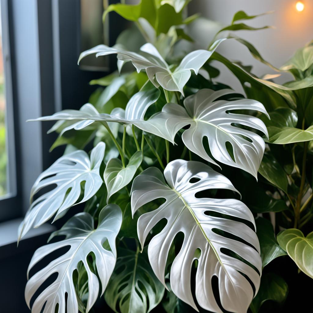 Silver Philodendron dim lighting plant