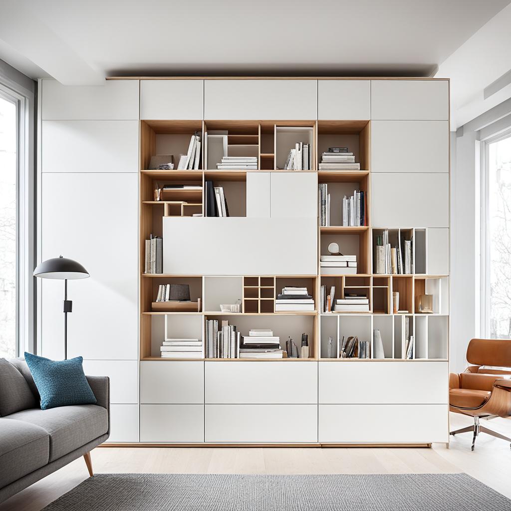 Smart storage solutions in modular furniture