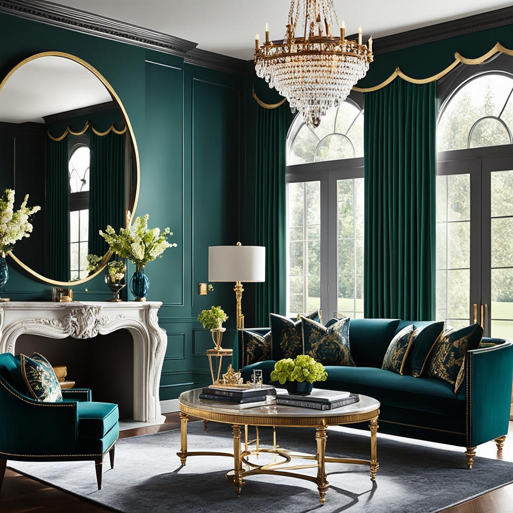 Sophisticated color palettes for luxurious living rooms