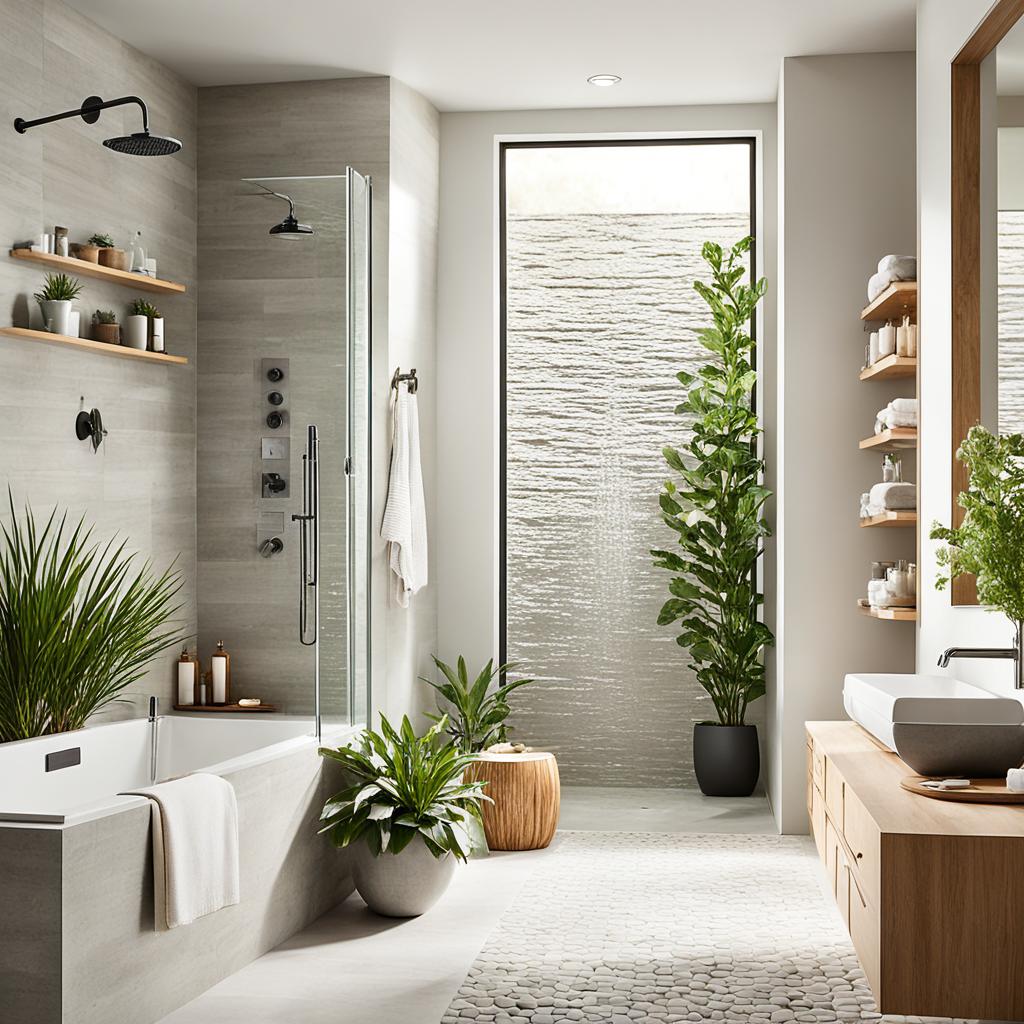 Spa-inspired shower spaces