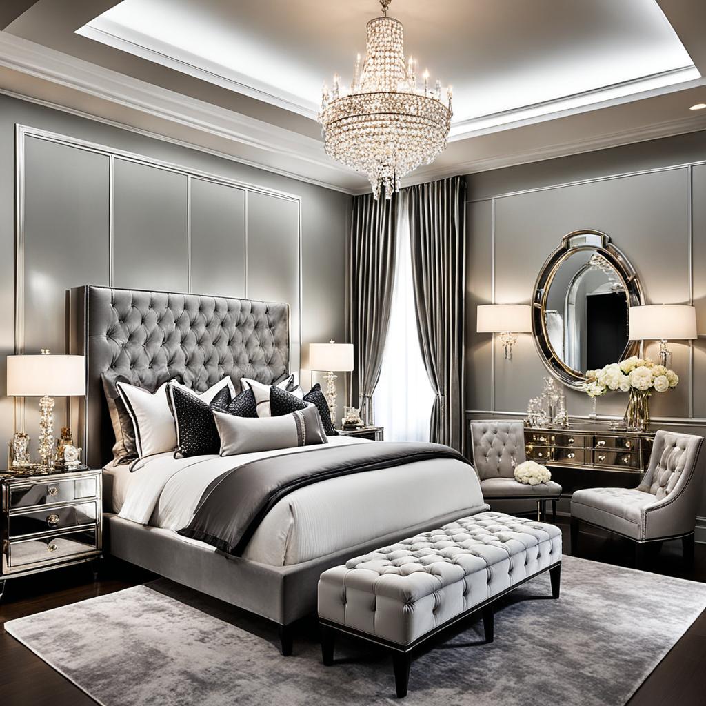 Sumptuous bedroom aesthetics