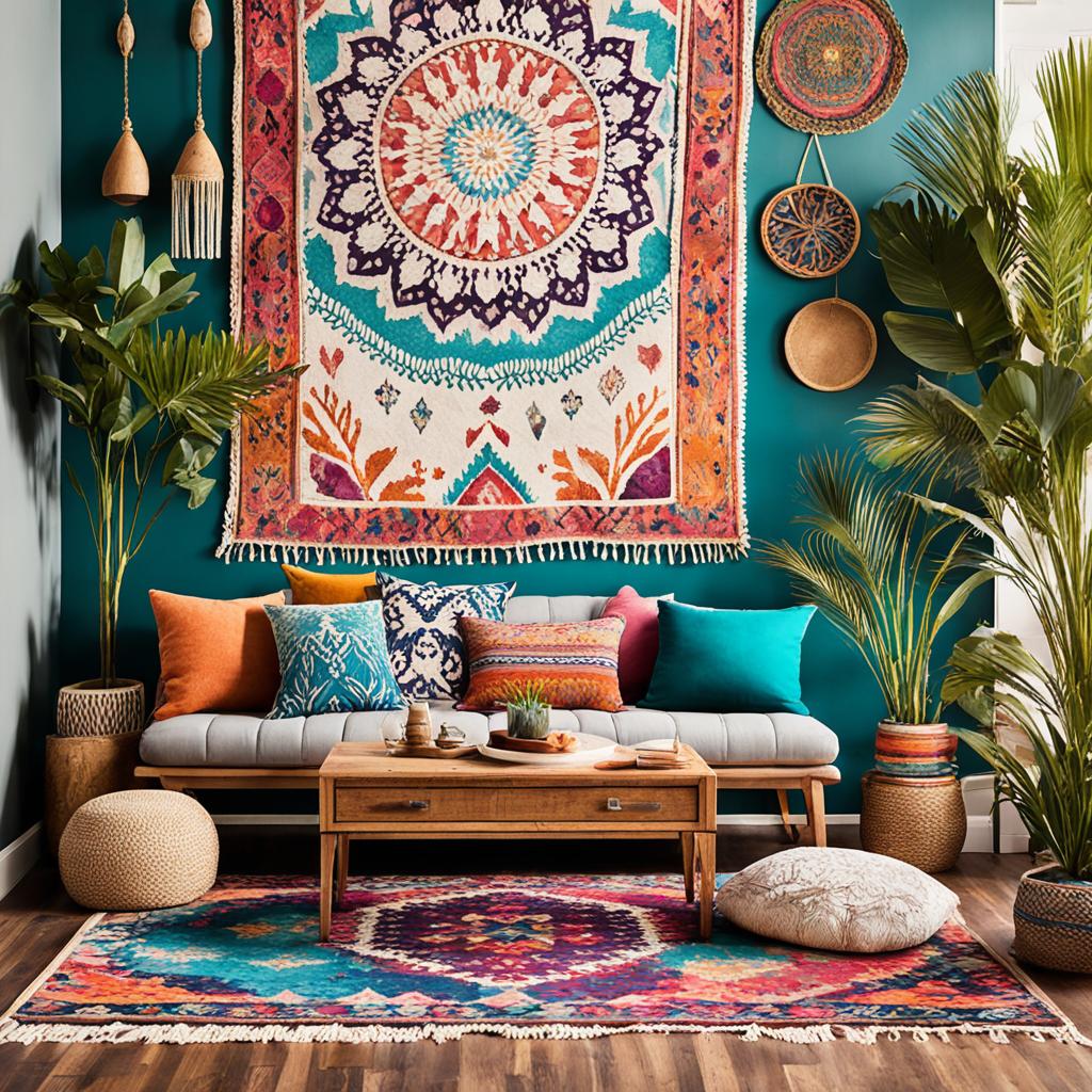 Vibrant boho color palette