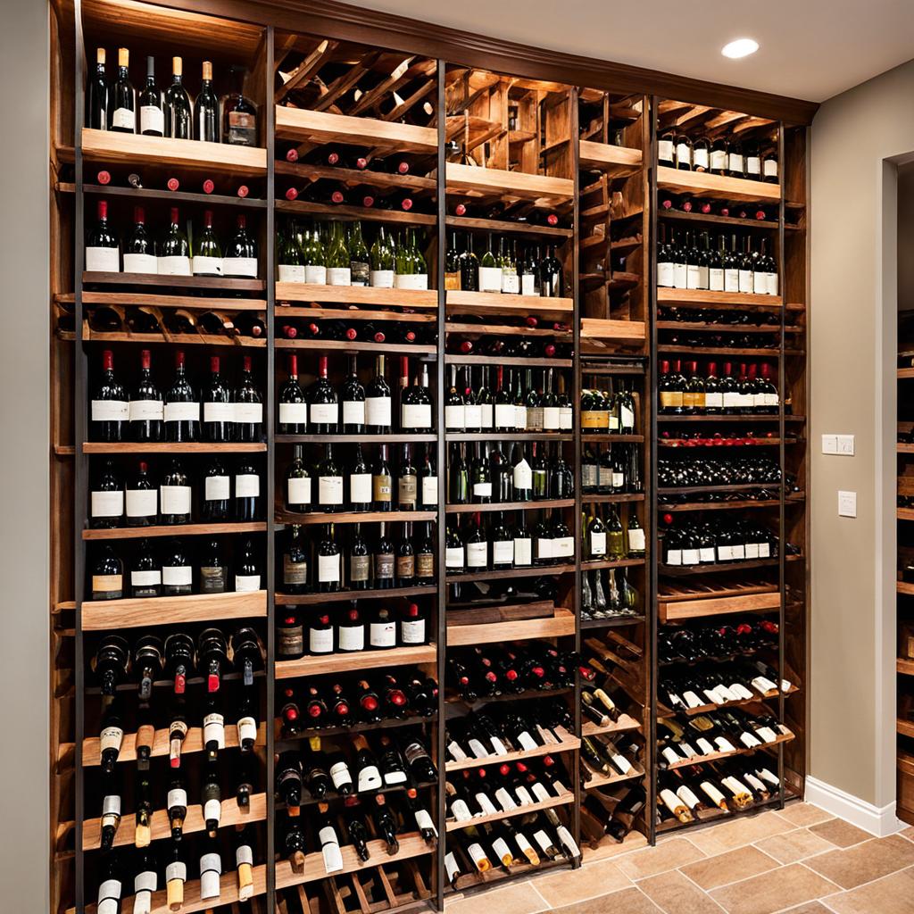 Wine racks and shelving options