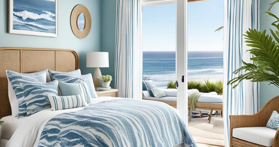 beach inspired bedroom