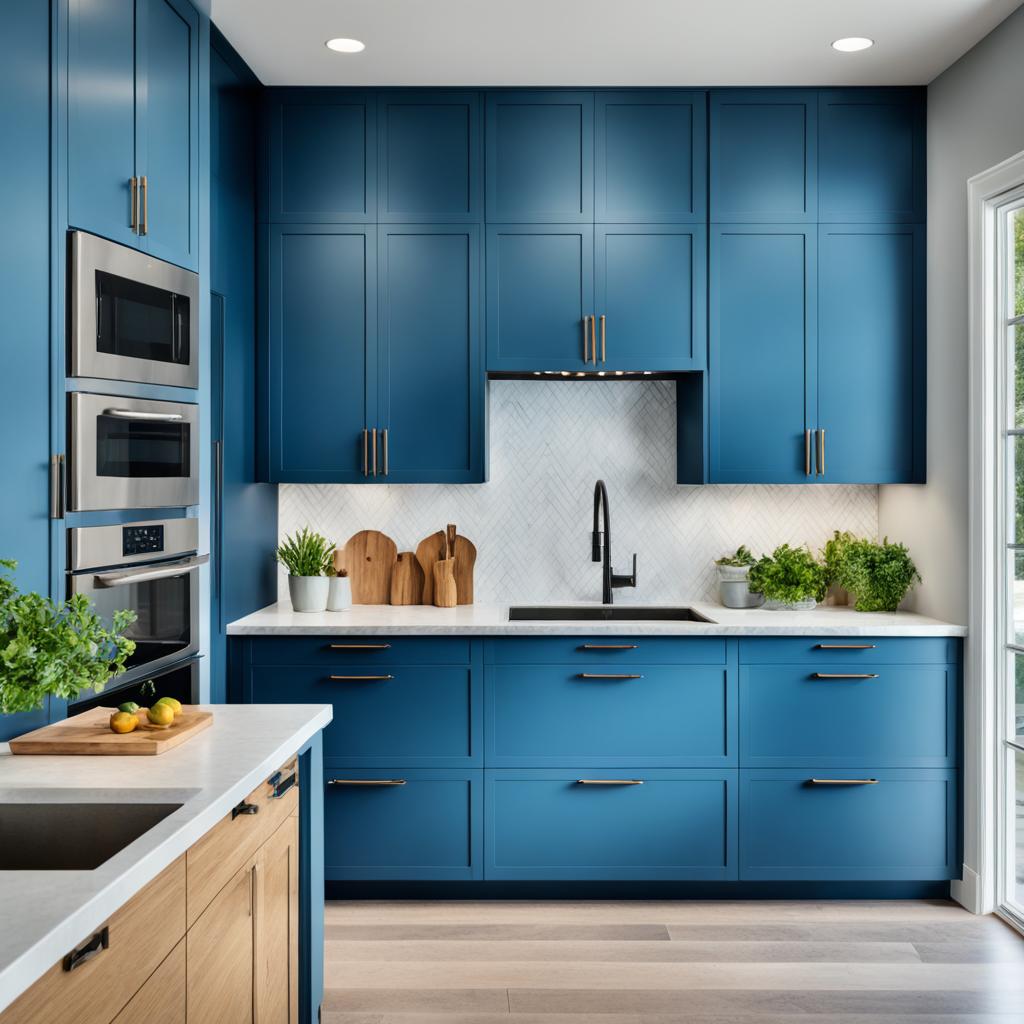 blue cabinet colors