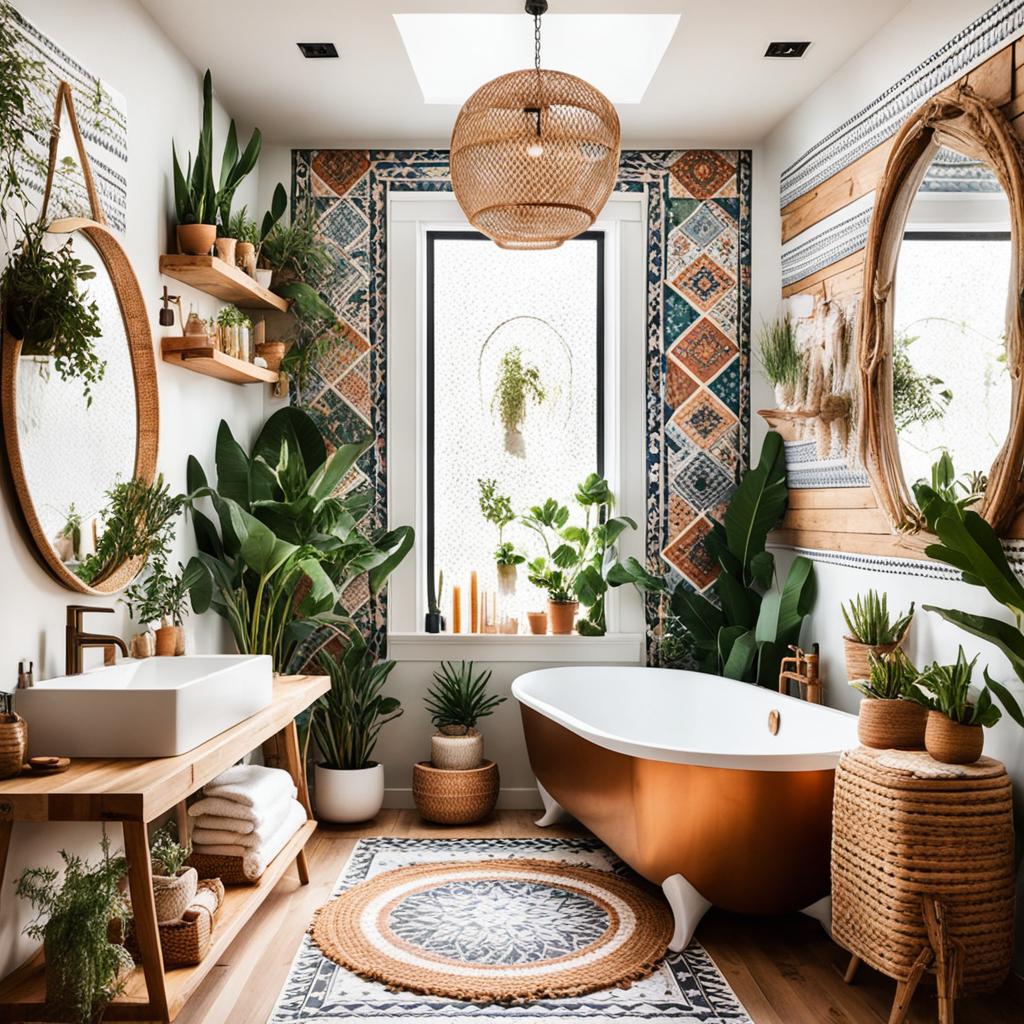 boho bathroom