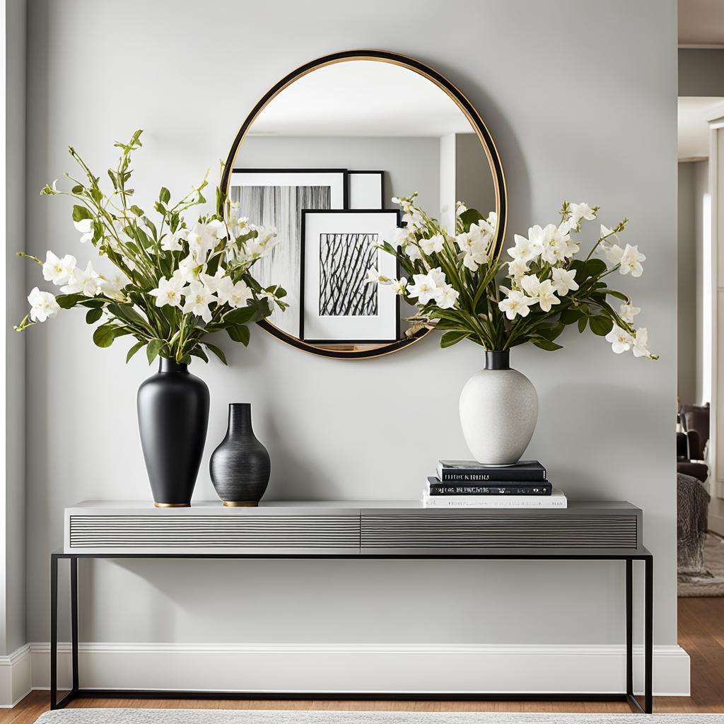 console table decor