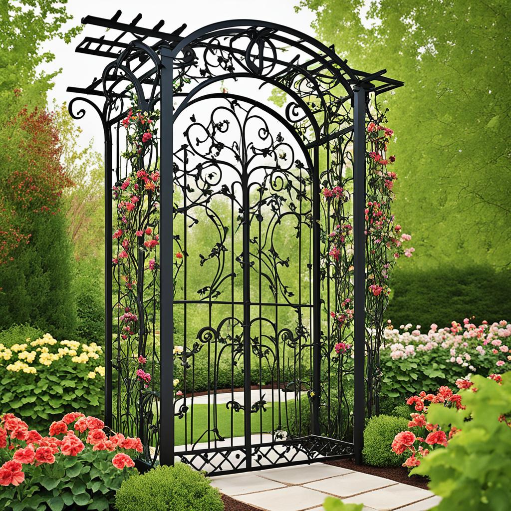 decorative garden trellises