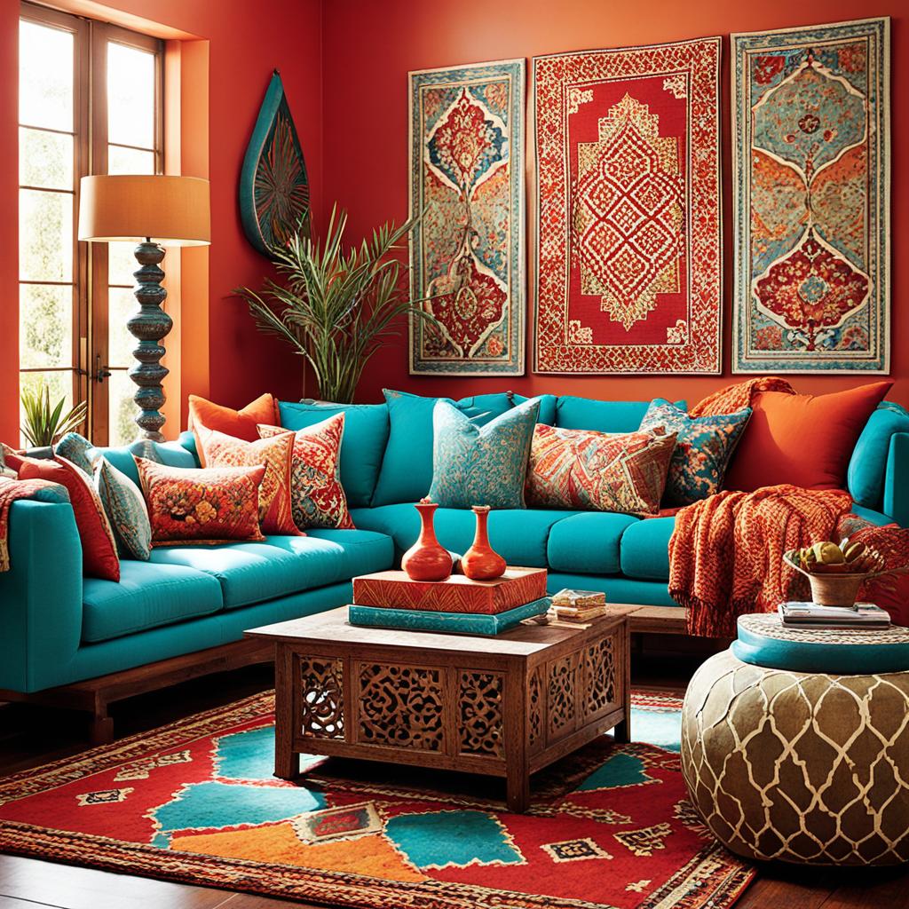 eclectic style with global influences