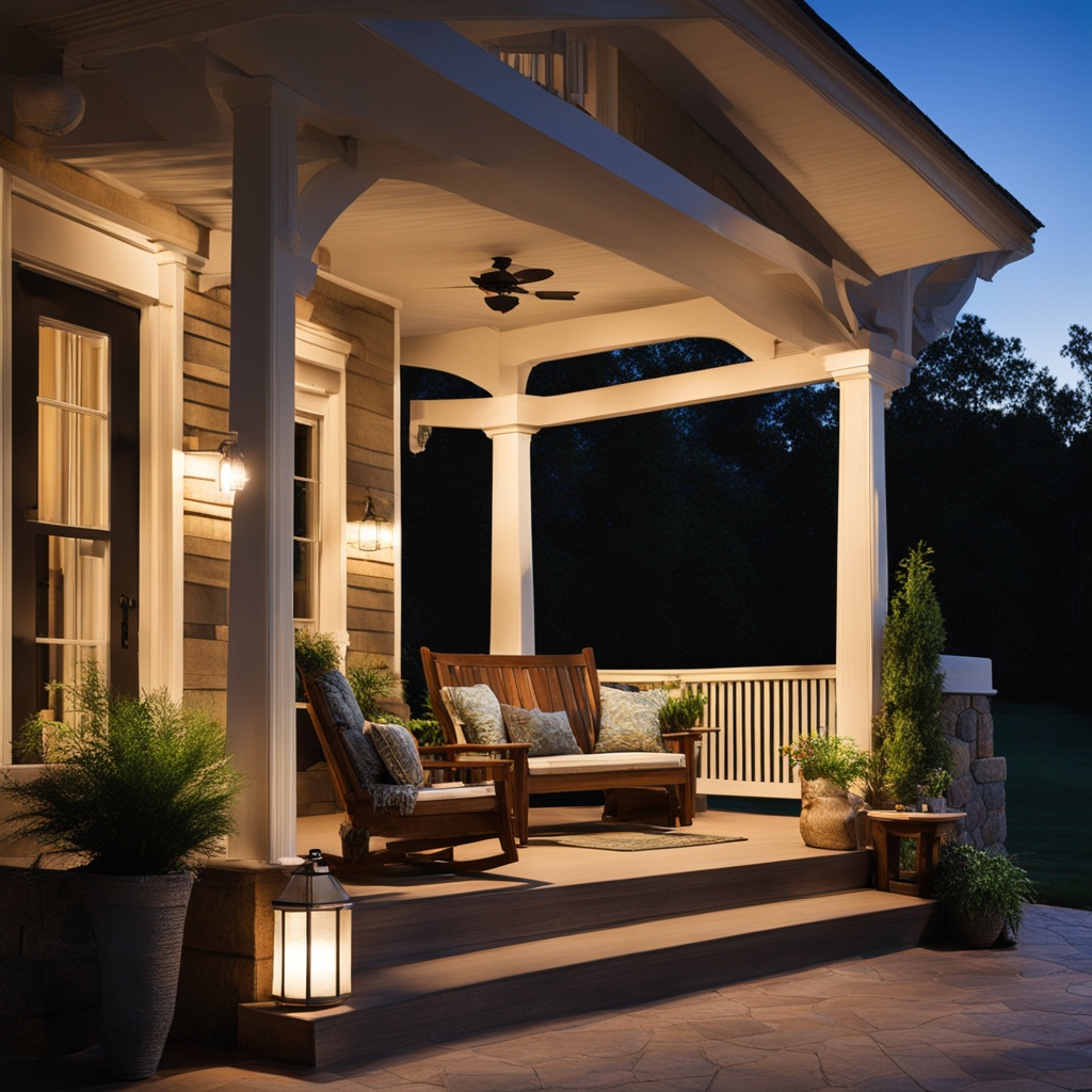 exterior porch lighting