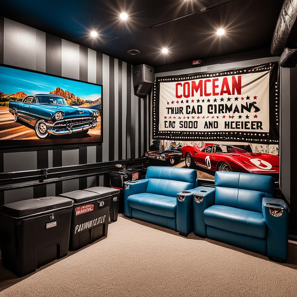 garage movie theater