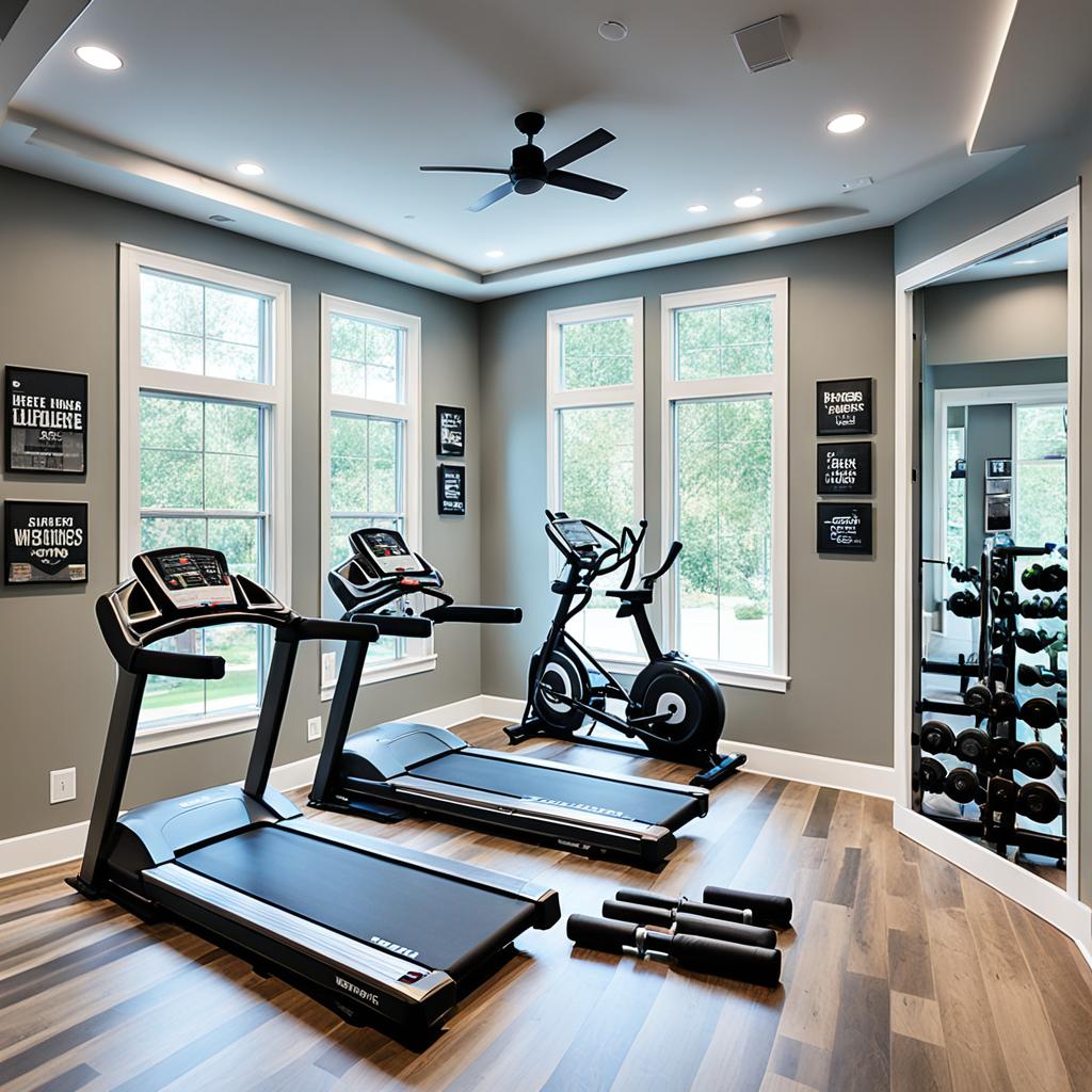 home gym lighting ideas