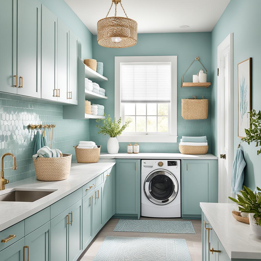 laundry room color schemes