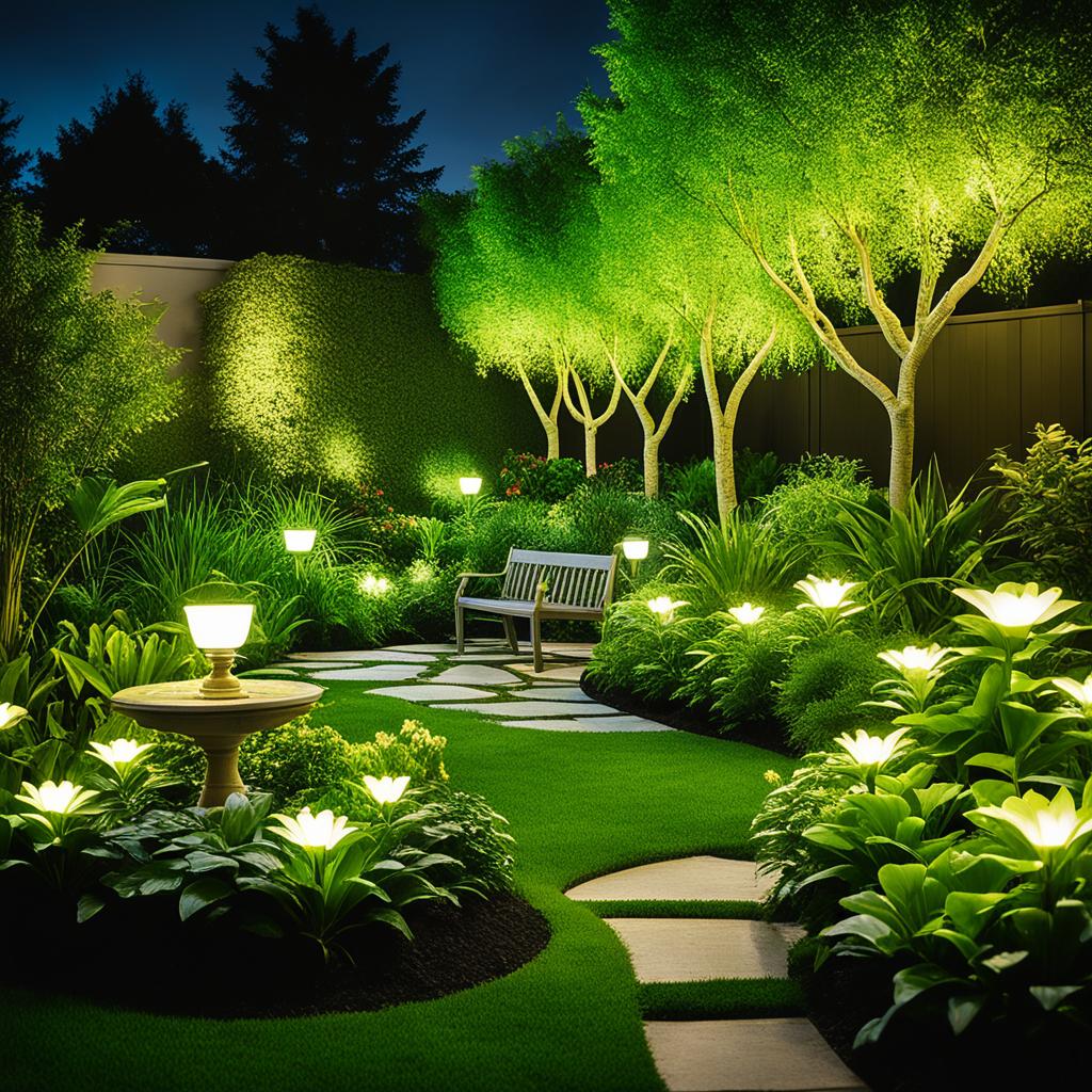 led garden lighting