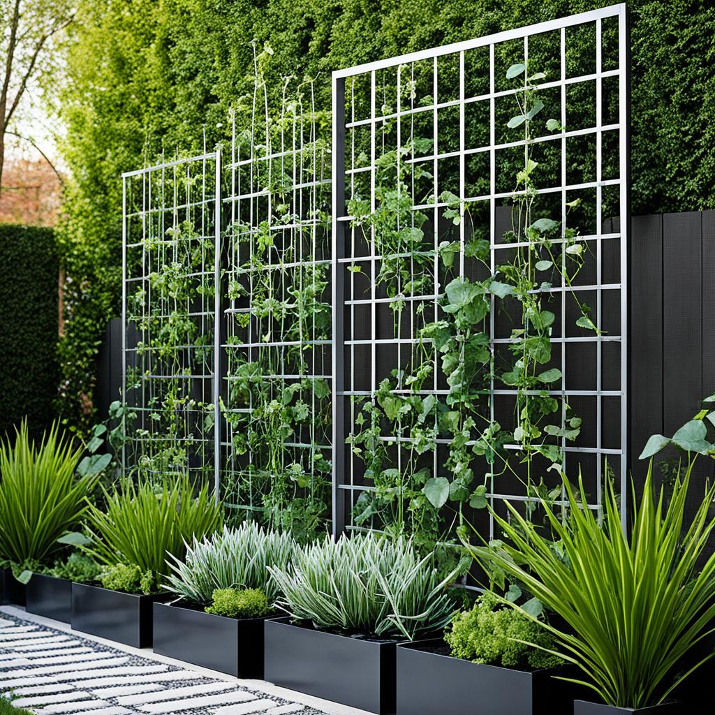 metal trellis structures