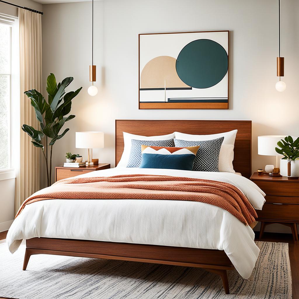 mid-century modern bedroom