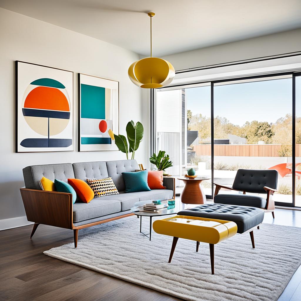 mid-century modern interiors