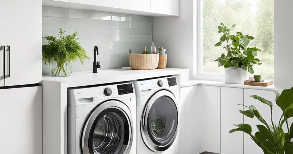 modern laundry room