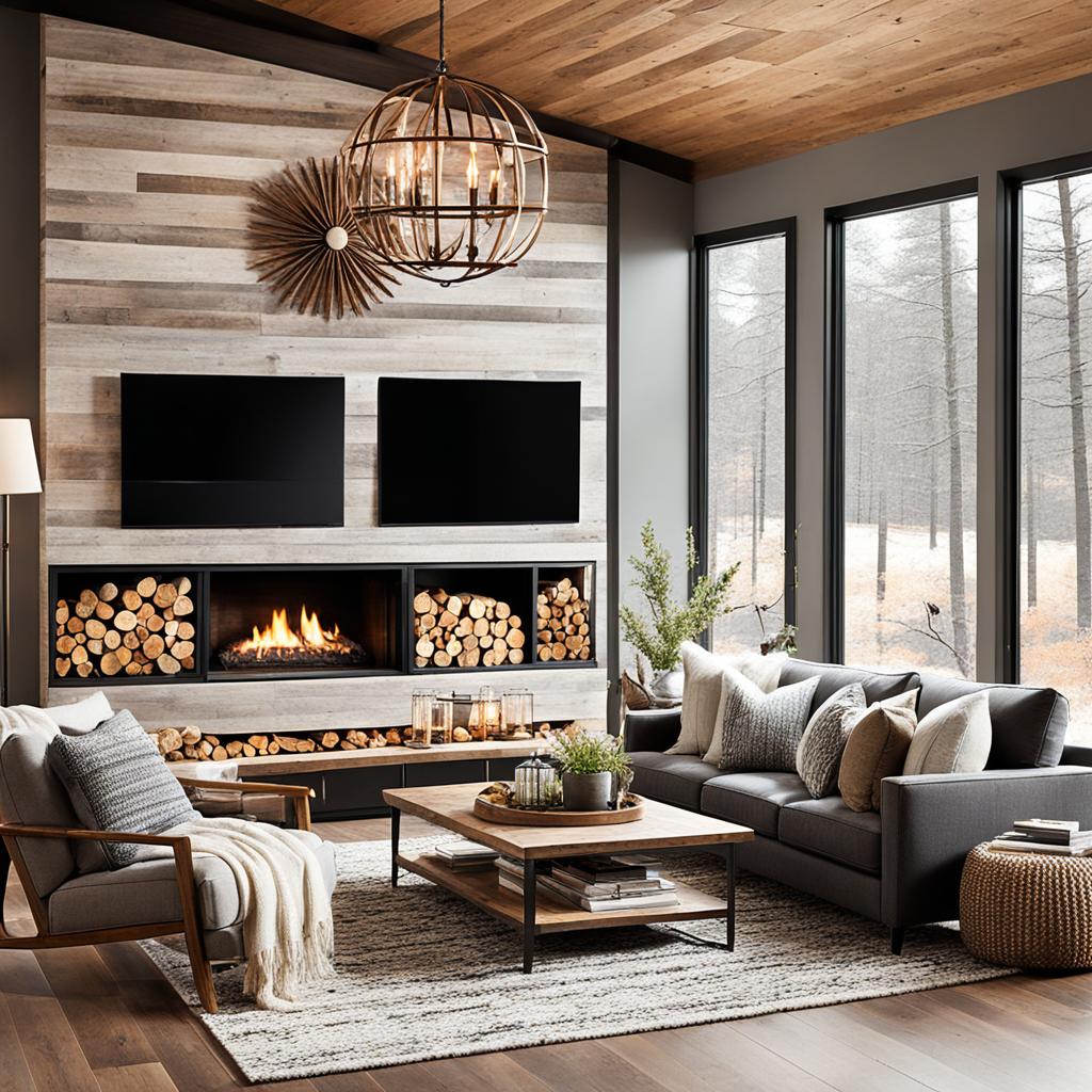 modern rustic decor