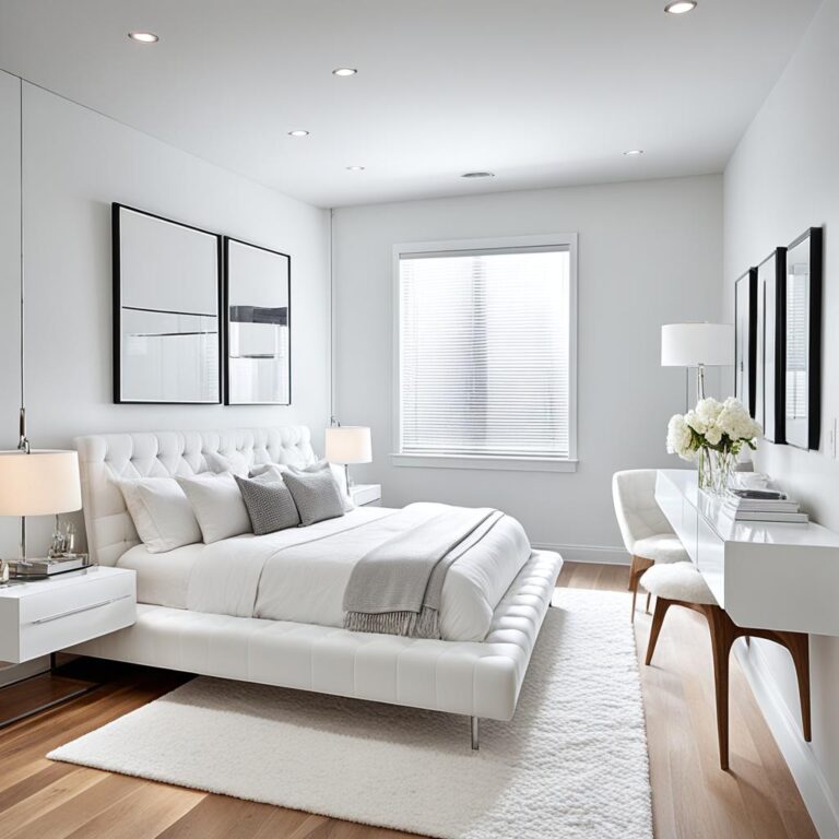 Modern White Bedroom: Stylish & Sophisticated Design Ideas