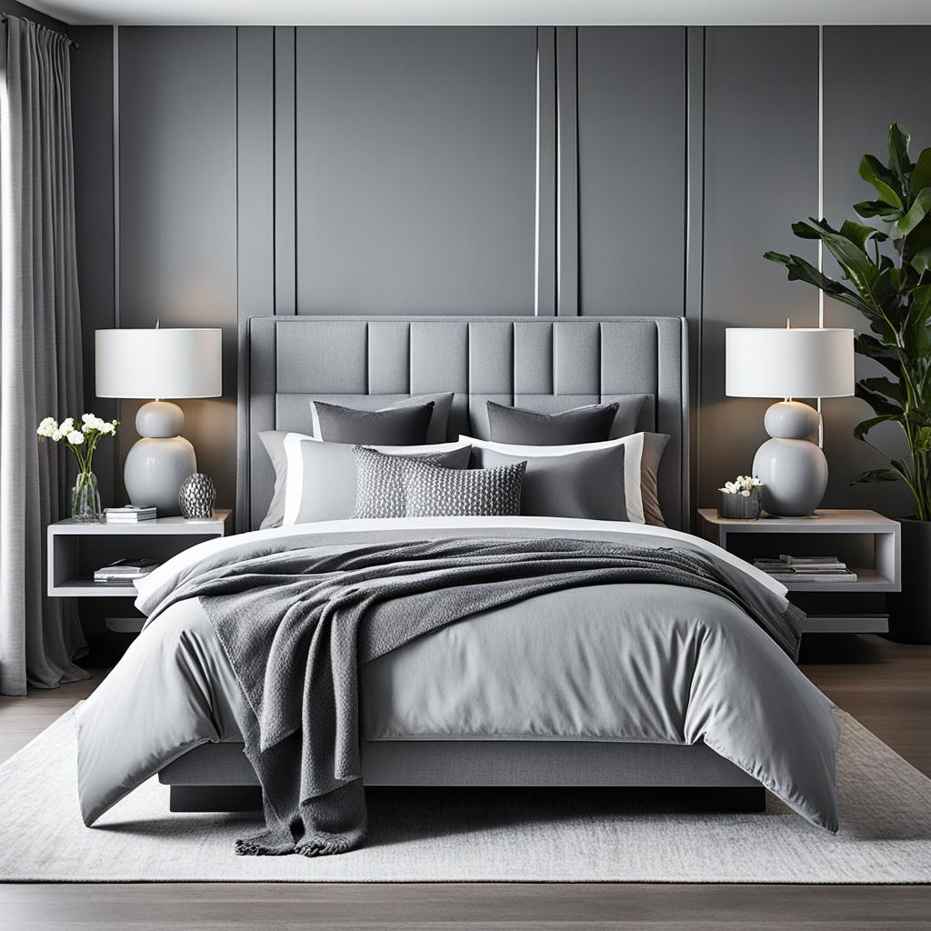 monochromatic bedroom design