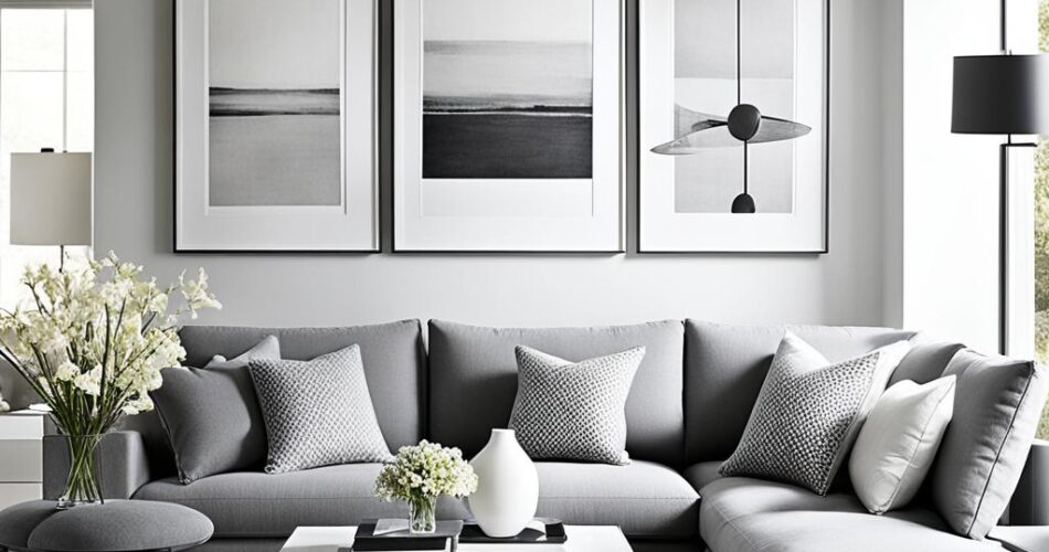 monochromatic living room