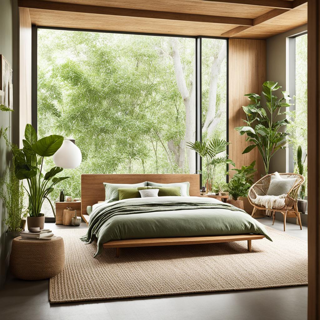 natural bedroom materials