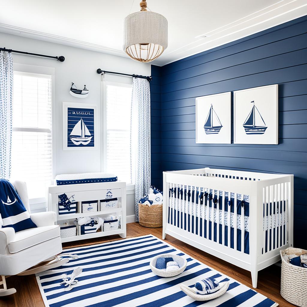 navy blue nursery